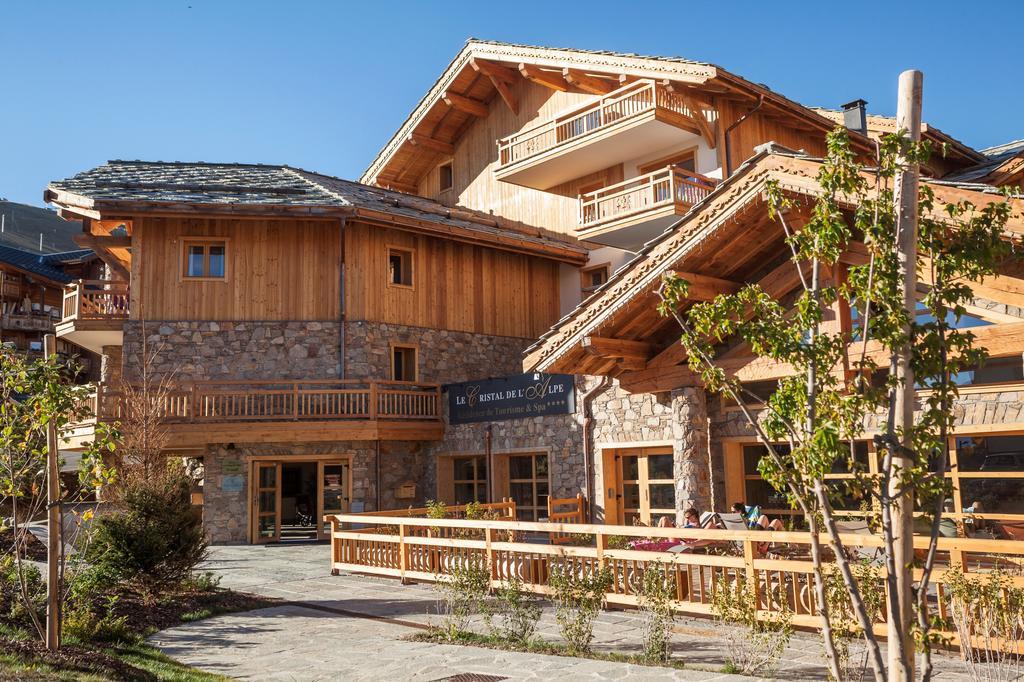 Cgh Residences & Spas Le Cristal De L'Alpe Alpe d'Huez Dış mekan fotoğraf