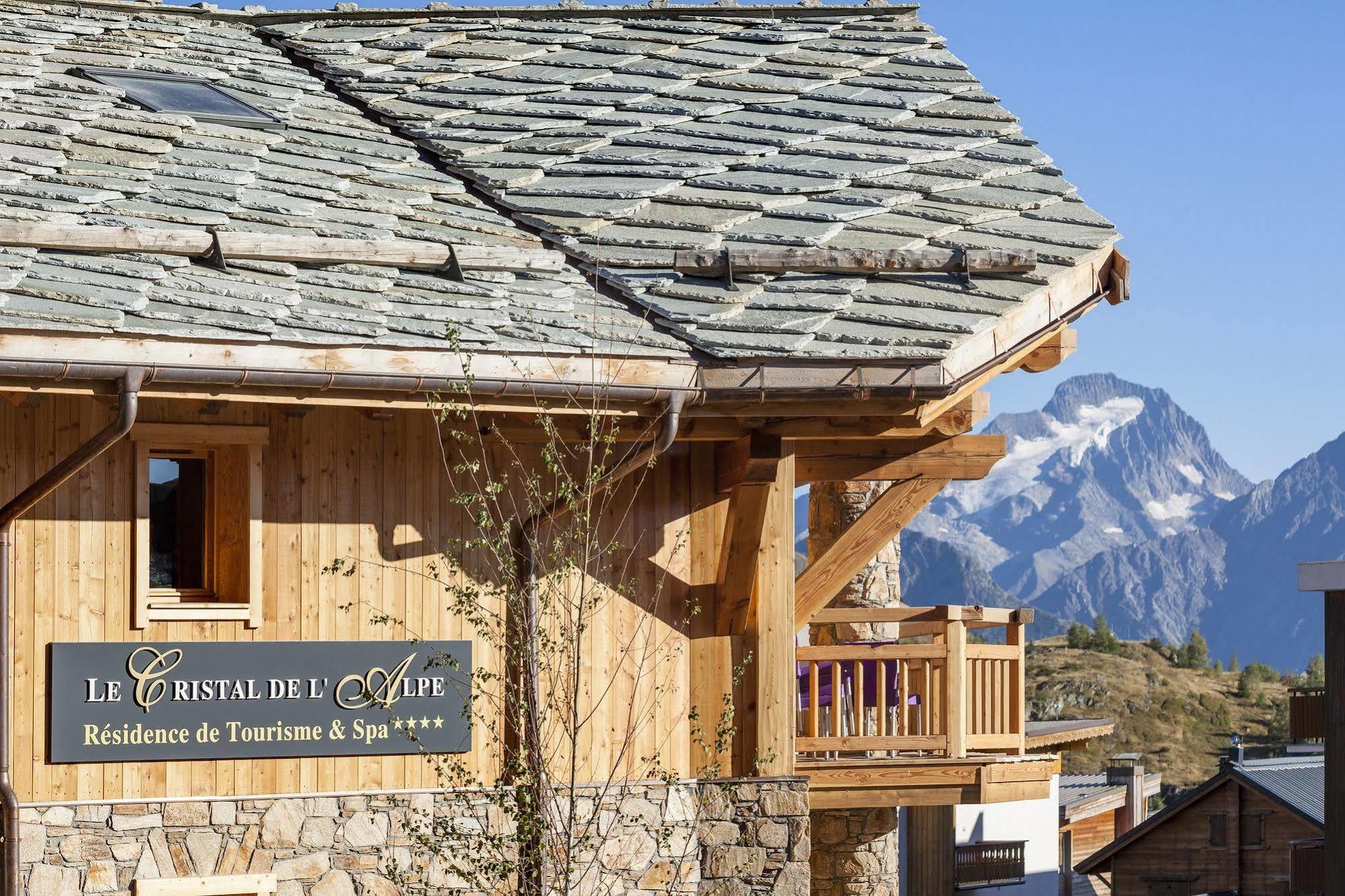 Cgh Residences & Spas Le Cristal De L'Alpe Alpe d'Huez Dış mekan fotoğraf