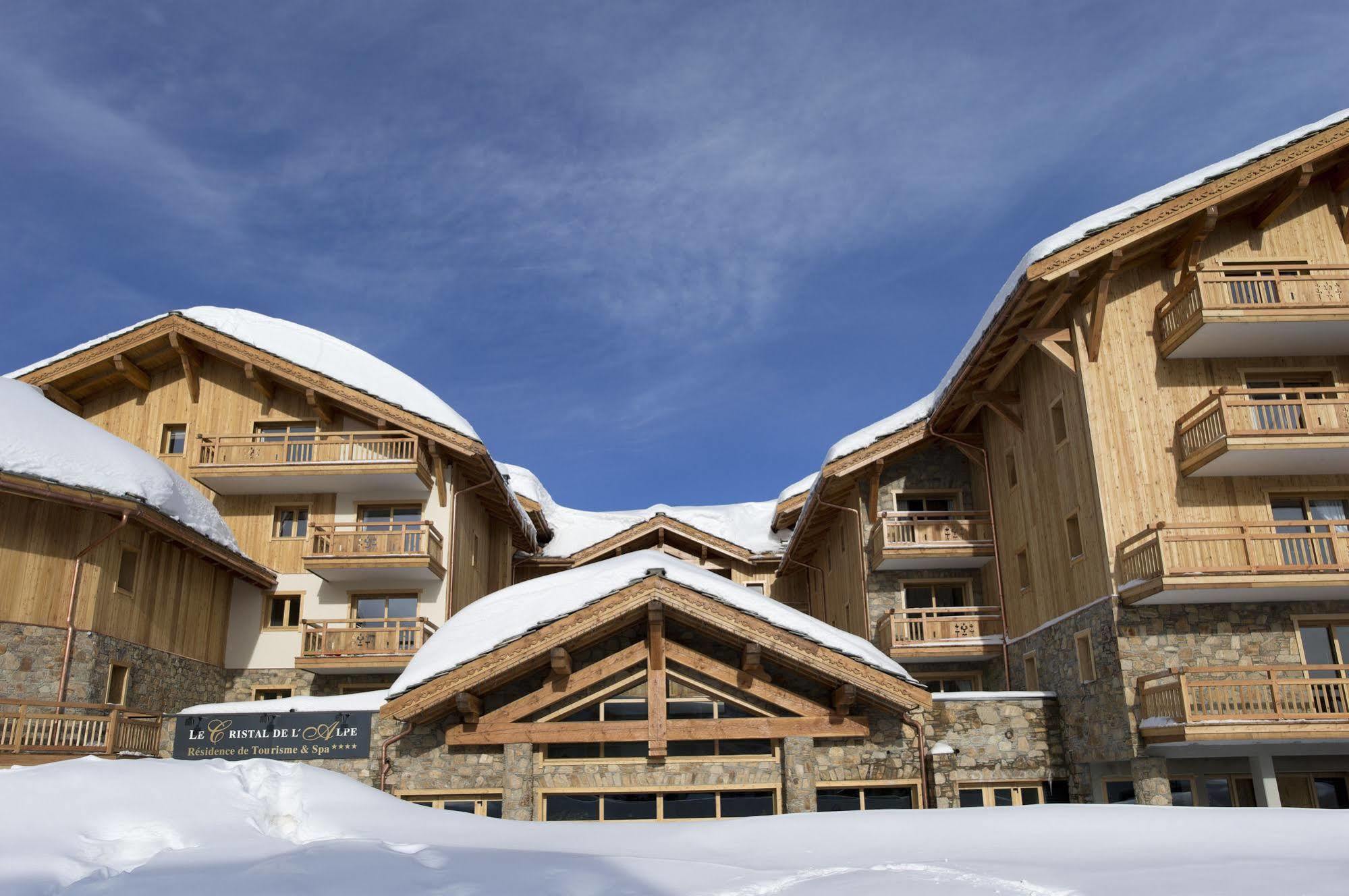 Cgh Residences & Spas Le Cristal De L'Alpe Alpe d'Huez Dış mekan fotoğraf